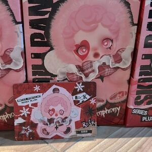 Skullpanda Winter Symphony - Rhapsody- Pop mart- opened check card - sealed bag